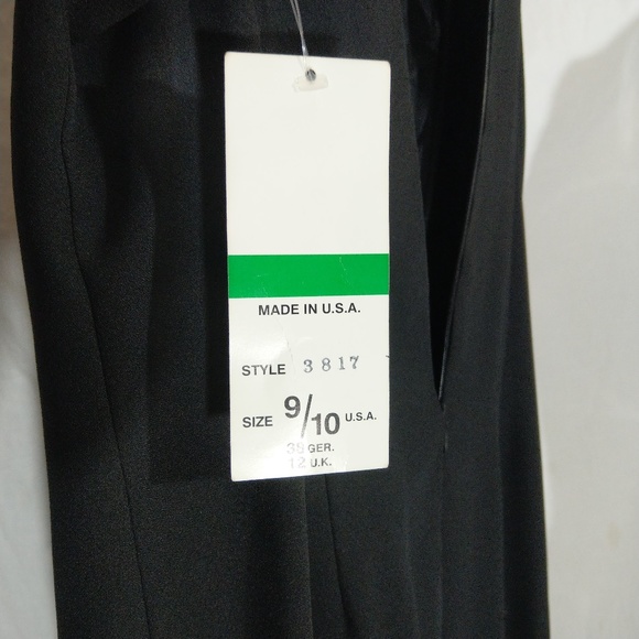 Faviana Beaded Black Gown NWT Vintage? - Picture 8 of 8